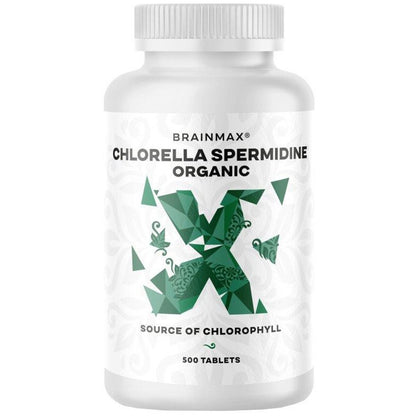 BrainMax® Chlorella Spermidine Organic - Cellular Vitality & Chlorophyll Support