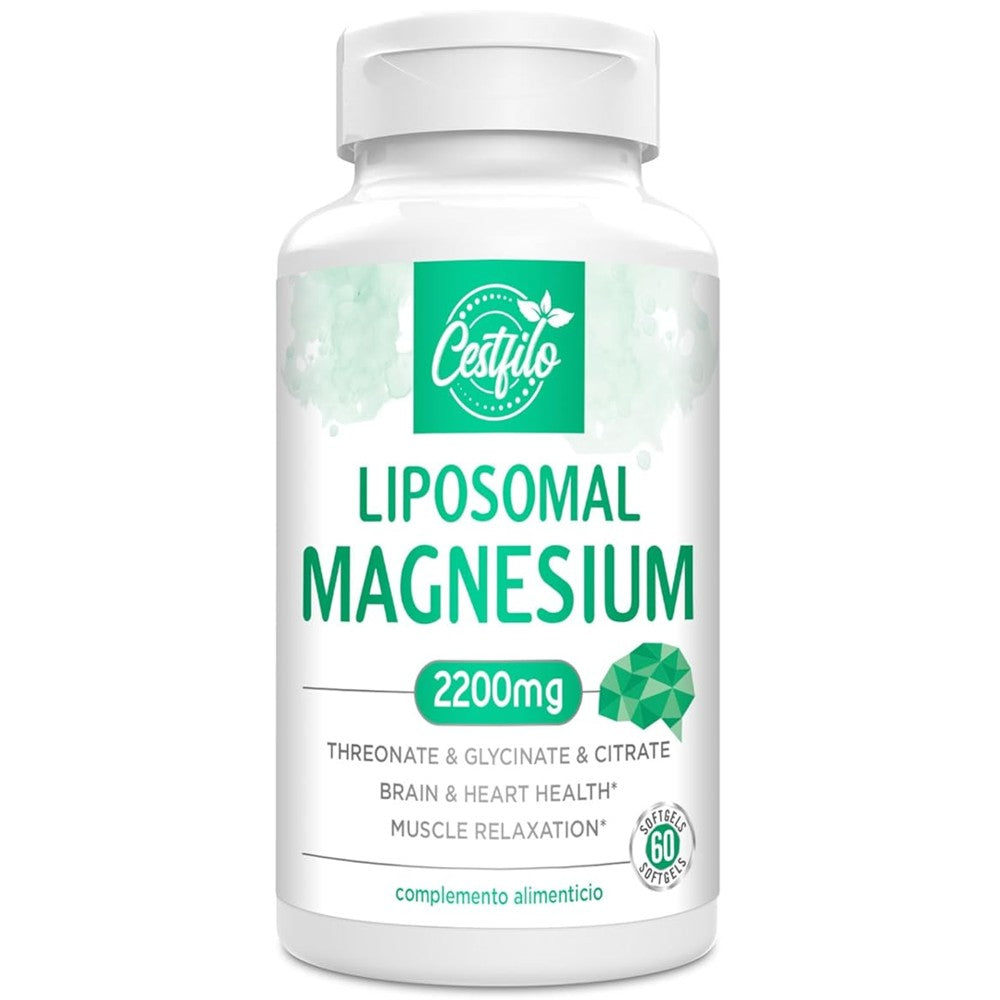 Cestfilo Liposomal Magnesium 2200mg – Threonate, Glycinate & Citrate