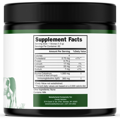 Dorado Nutrition Colostrum Supplement Powder 90g