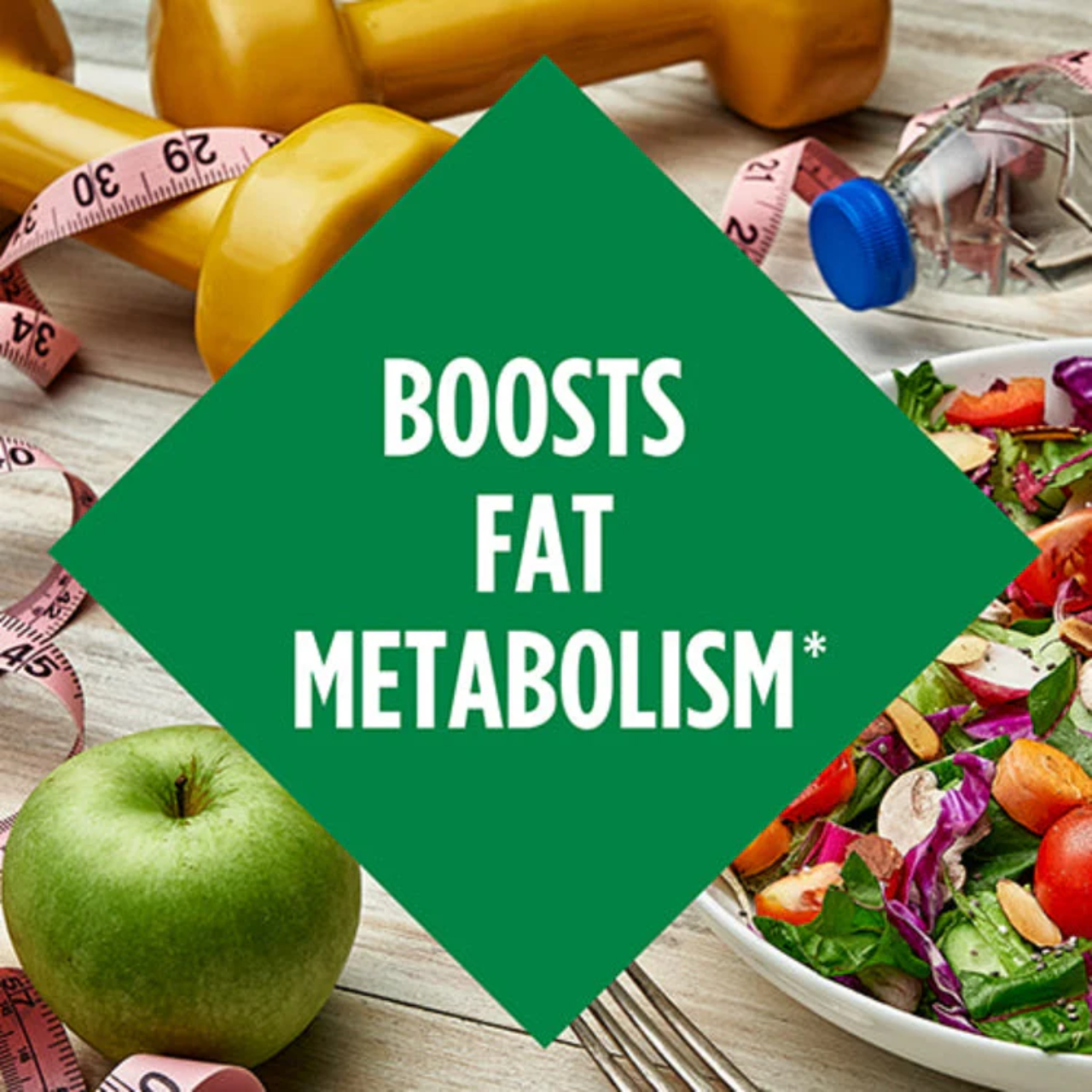 Nature's Bounty Advanced Metabolism Booster - Plant-Based Actives for Healthy Metabolism & Fat Los