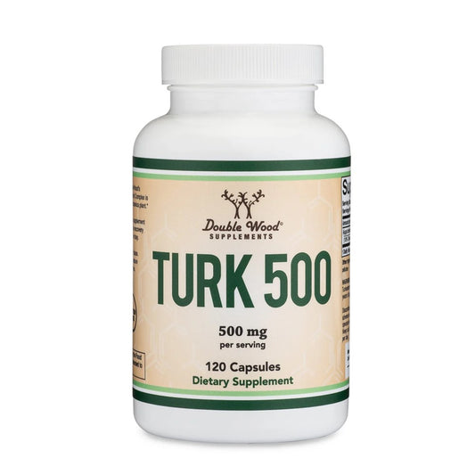 Double Wood Supplements Turk 500 – 500mg Turkesterone per Serving | 120 Capsules Dietary Supplement