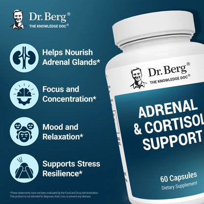 Dr. Berg Adrenal & Cortisol 60 Capsules