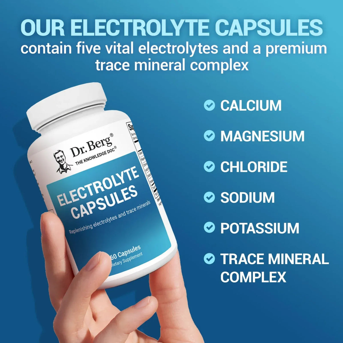 Dr. Berg Electrolyte 160 Capsules