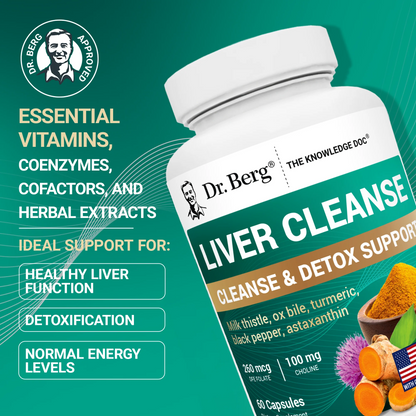Dr. Berg Liver Cleanse & Detox Support – 60 Capsules