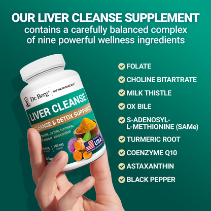 Dr. Berg Liver Cleanse & Detox Support – 60 Capsules