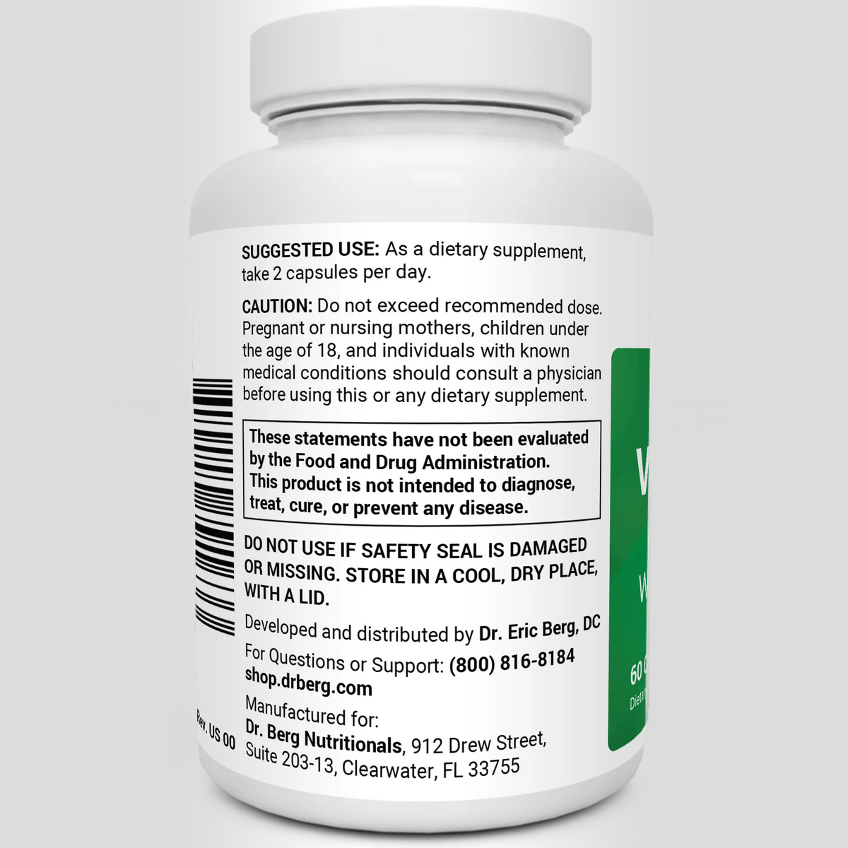 Dr. Berg Natural Vitamin B12 60 Caps