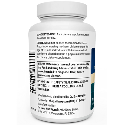 Dr. Berg Tudca Supplement 30 Caps