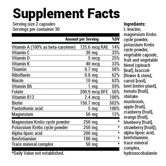 Dr. Berg Whole Food Multivitamin with Minerals 60 Caps