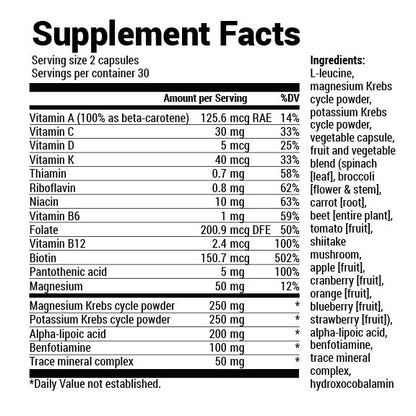 Dr. Berg Whole Food Multivitamin with Minerals 60 Caps