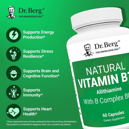 Dr Berg Natural Vitamin B1+ 60 Caps
