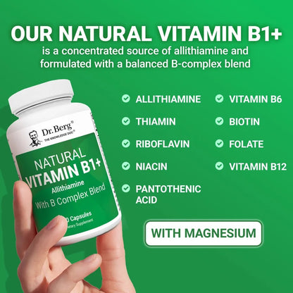Dr Berg Natural Vitamin B1+ 60 Caps