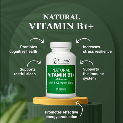 Dr Berg Natural Vitamin B1+ 60 Caps