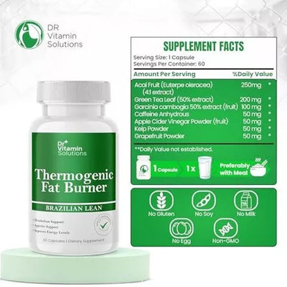 Dr Vitamin Solutions Thermogenic Fat Burner Brazilian Lean