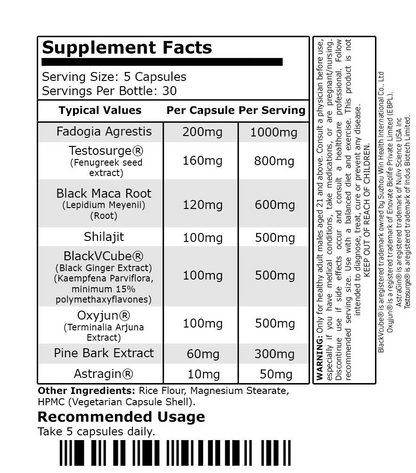 Black Mamba Drive 150 Capsules