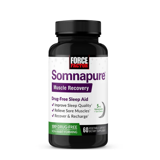 FORCE Somnapure – Muscle Recovery & Drug-Free Sleep Aid  60 Capsules