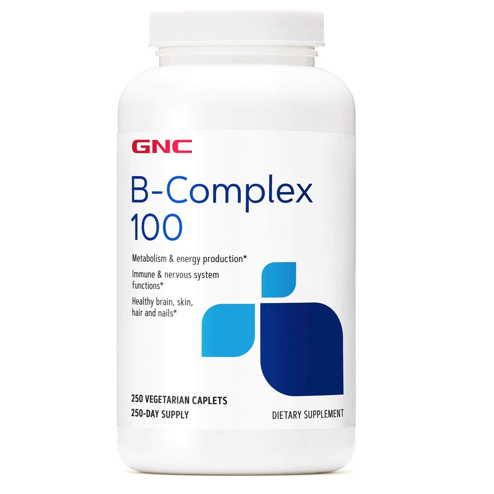 GNC B-Complex 100 – Metabolism, Energy & Immune Support | Imported from USA