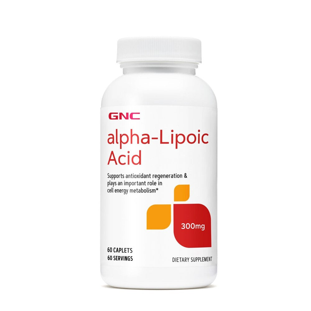 GNC Alpha-Lipoic Acid 300mg – Antioxidant & Energy Support | 60 Capsules