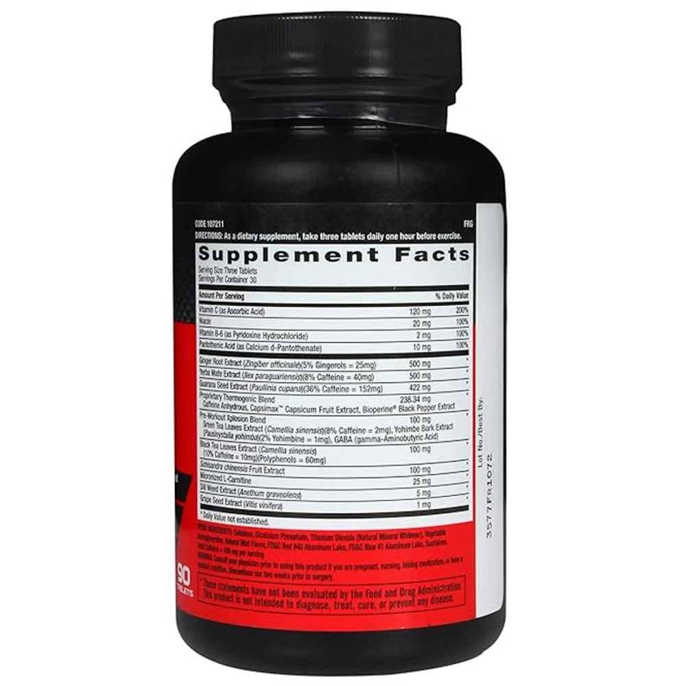 GNC Pro Performance Thermo Burst Hardcore – Extreme Energy & Fat Burning