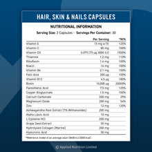 Applied Nutrition Hair, Skin & Nails 60 Caps