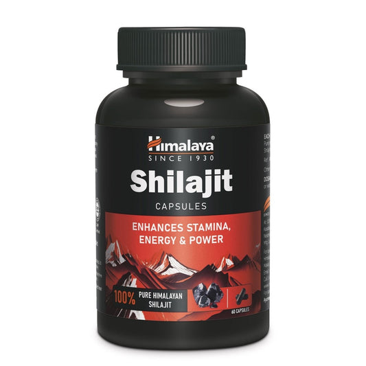 Himalaya Shilajit Capsules – 100% Pure Himalayan Shilajit | Enhances Stamina, Energy & Power | 60 Capsules