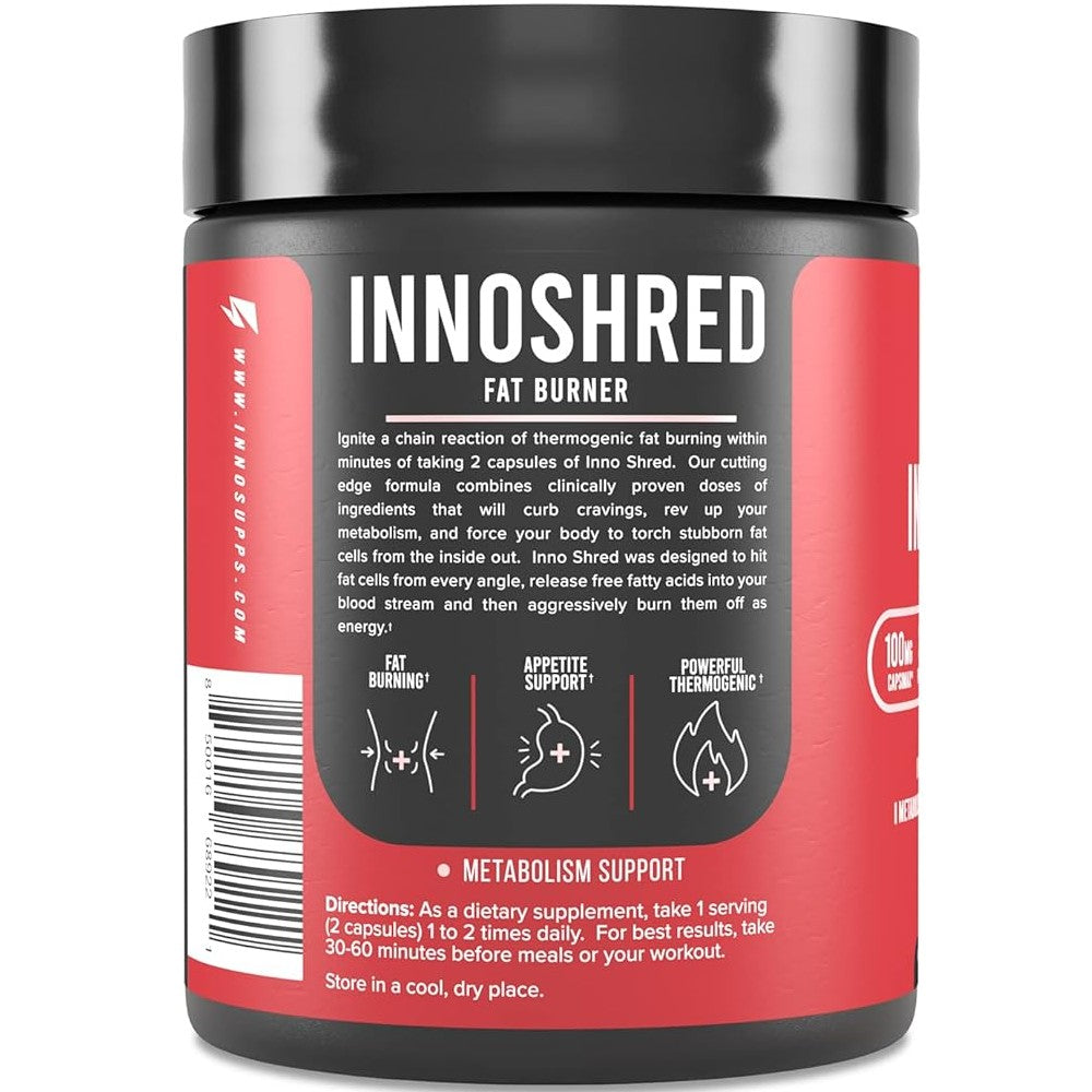 Innosupps Inno Shred™ Fat Burner – Metabolism & Appetite Support