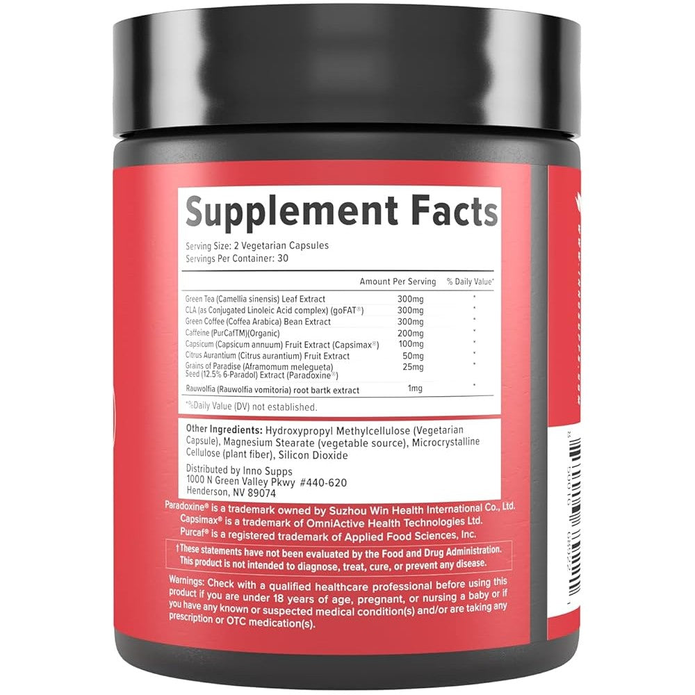 Innosupps Inno Shred™ Fat Burner – Metabolism & Appetite Support
