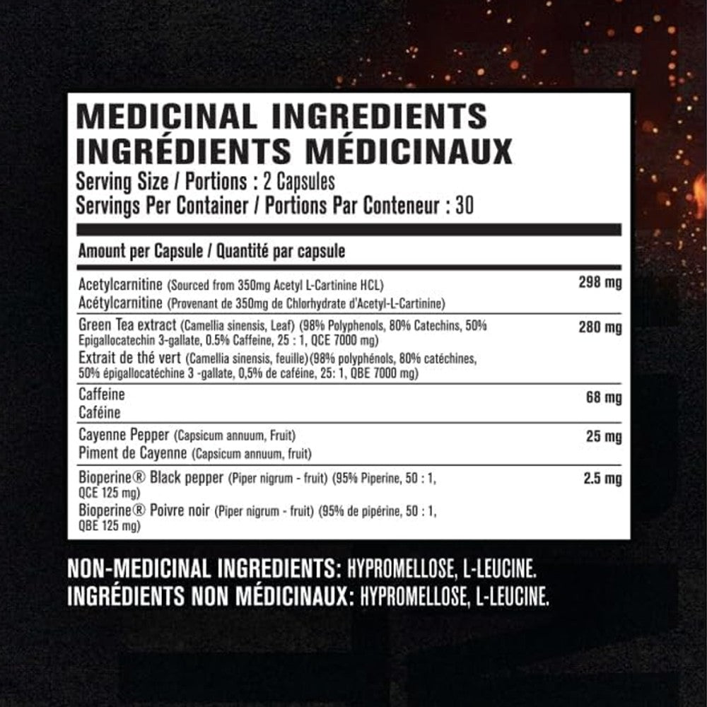 Jacked Factory Burn XT Thermogenic Fat Burner – Weight Loss Support