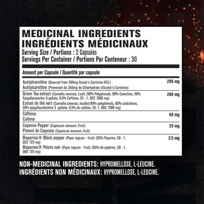 Jacked Factory Burn XT Thermogenic Fat Burner – Weight Loss Support