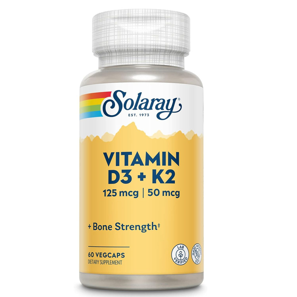 Solaray Vitamin D3+k2