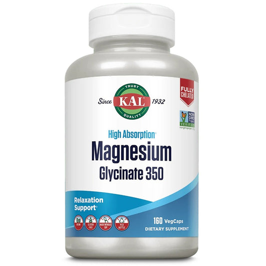 KAL Magnesium Glycinate 350mg - Relaxation Support