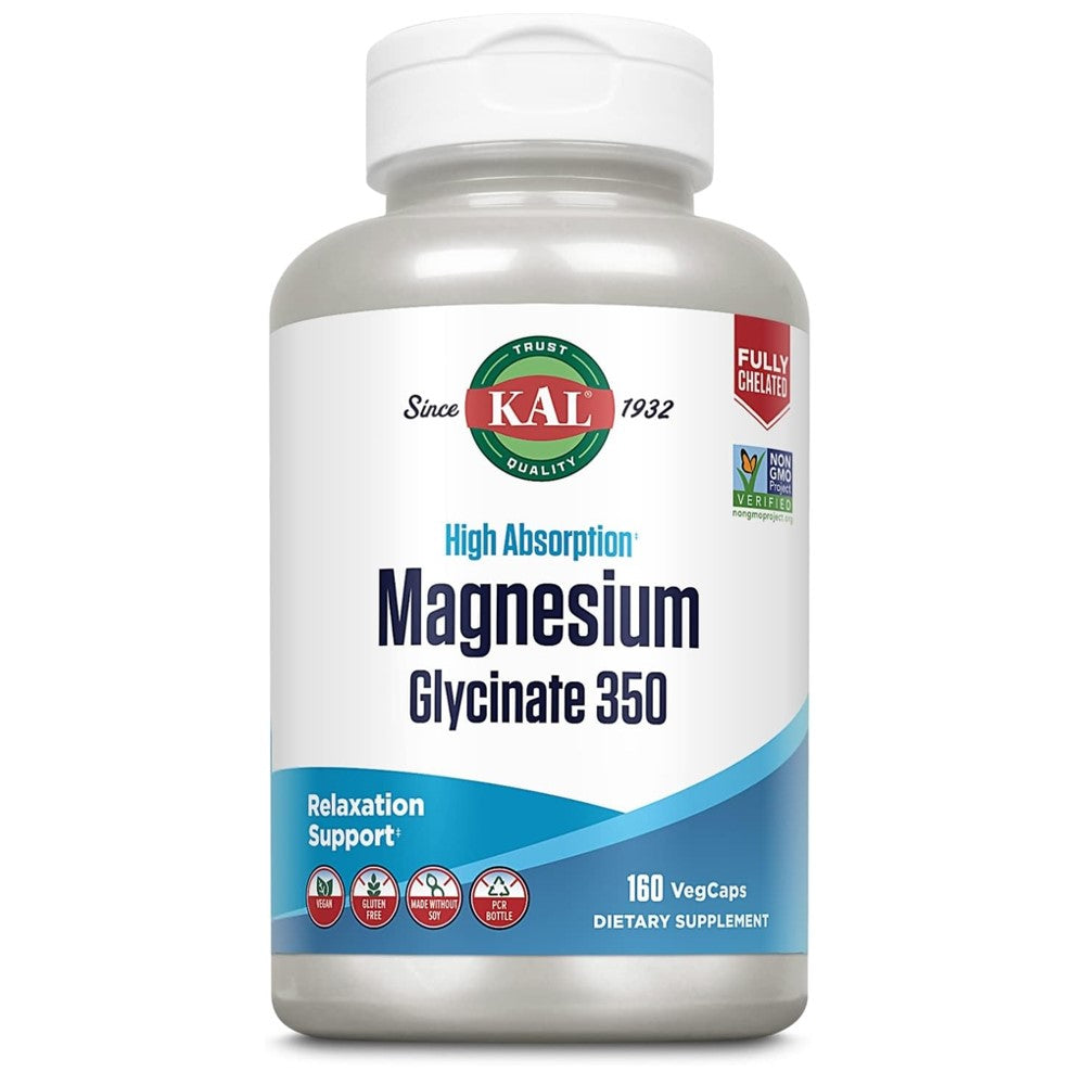 KAL Magnesium Glycinate 350mg - Relaxation Support