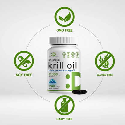 Deal Supplement Antarctic Krill Oil 2000mg, 240 Softgels