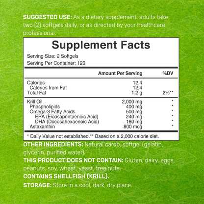 Deal Supplement Antarctic Krill Oil 2000mg, 240 Softgels