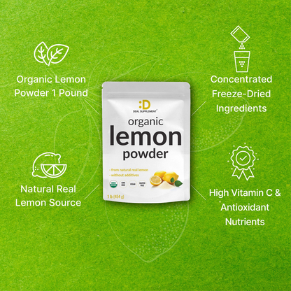 Deal Supplement Organic Lemon Powder, 1lb