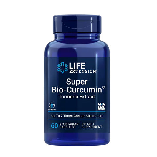 Life Extension Super Bio-Curcumin® – High-Absorption Turmeric Extract | 7X Greater Absorption, 60 Vegetarian Capsules