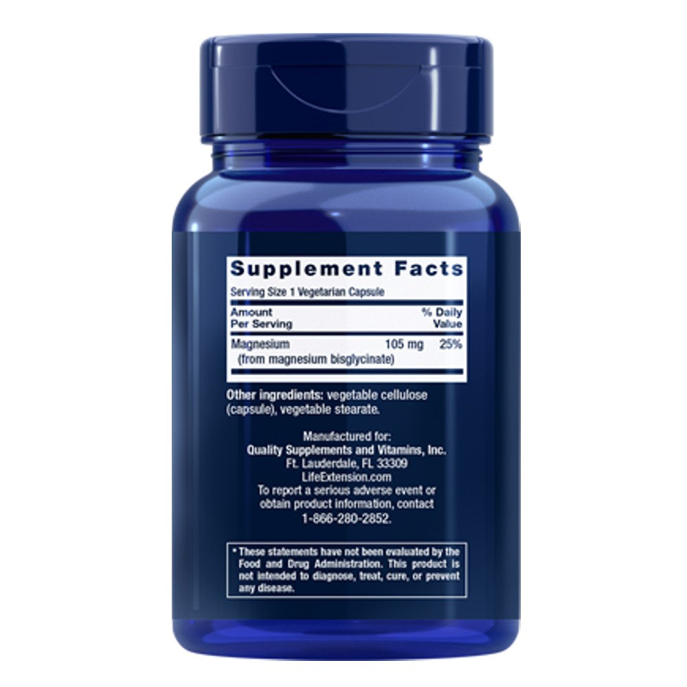 Life Extension Magnesium Glycinate - Supports Overall Health