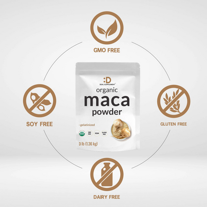 Deal Supplement Organic Peruvian Maca Root Powder, 3lbs