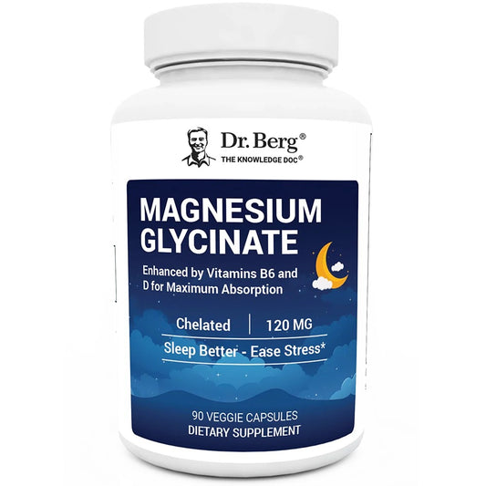 Magnesium Glycinate By DR.Berg With Vitamin B6 And Vitamin D