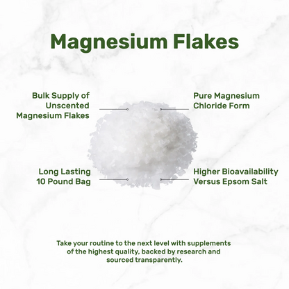 Deal Supplement Unscented Magnesium Flakes, 10lbs