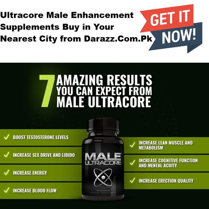 Male Ultracore Power Dietary Supplement (120 Capsule) Extreme Testosterone