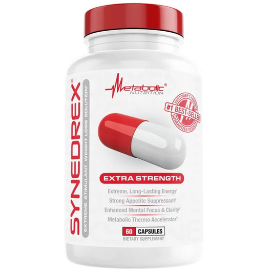 Metabolic Nutrition SYNEDREX – Extreme Energy & Fat Shredder, 60 Capsules