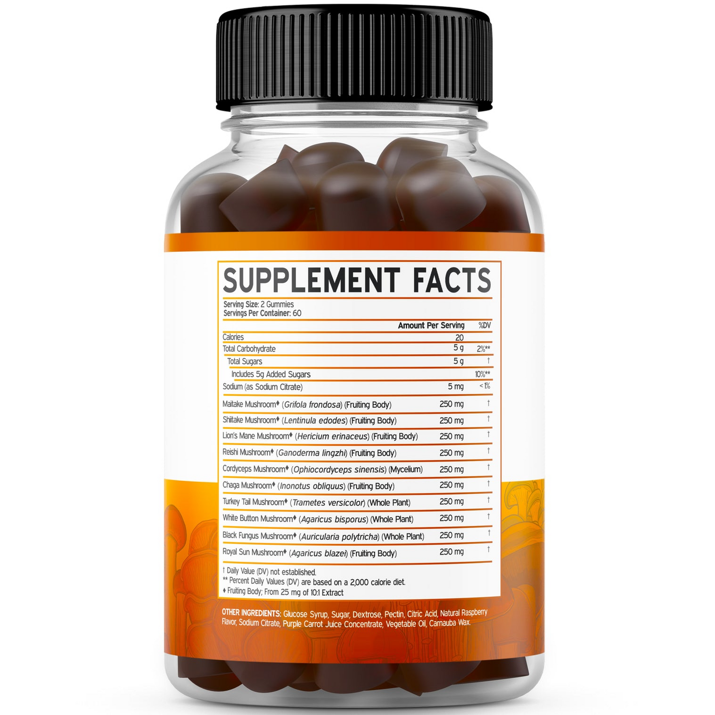 Dorado Nutrition Mushroom - 120 Gummies