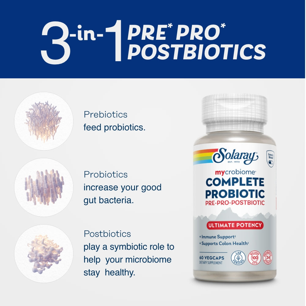 Solaray Mycrobiome Complete Probiotic Ultimate Potency 60 caps