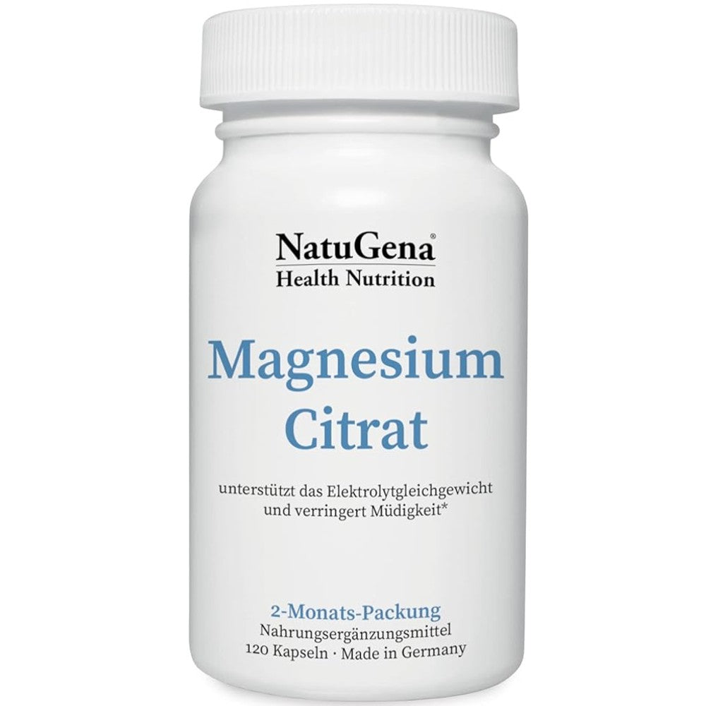 NatuGena Health Nutrition Magnesium Citrat - Muscle & Nerve Health