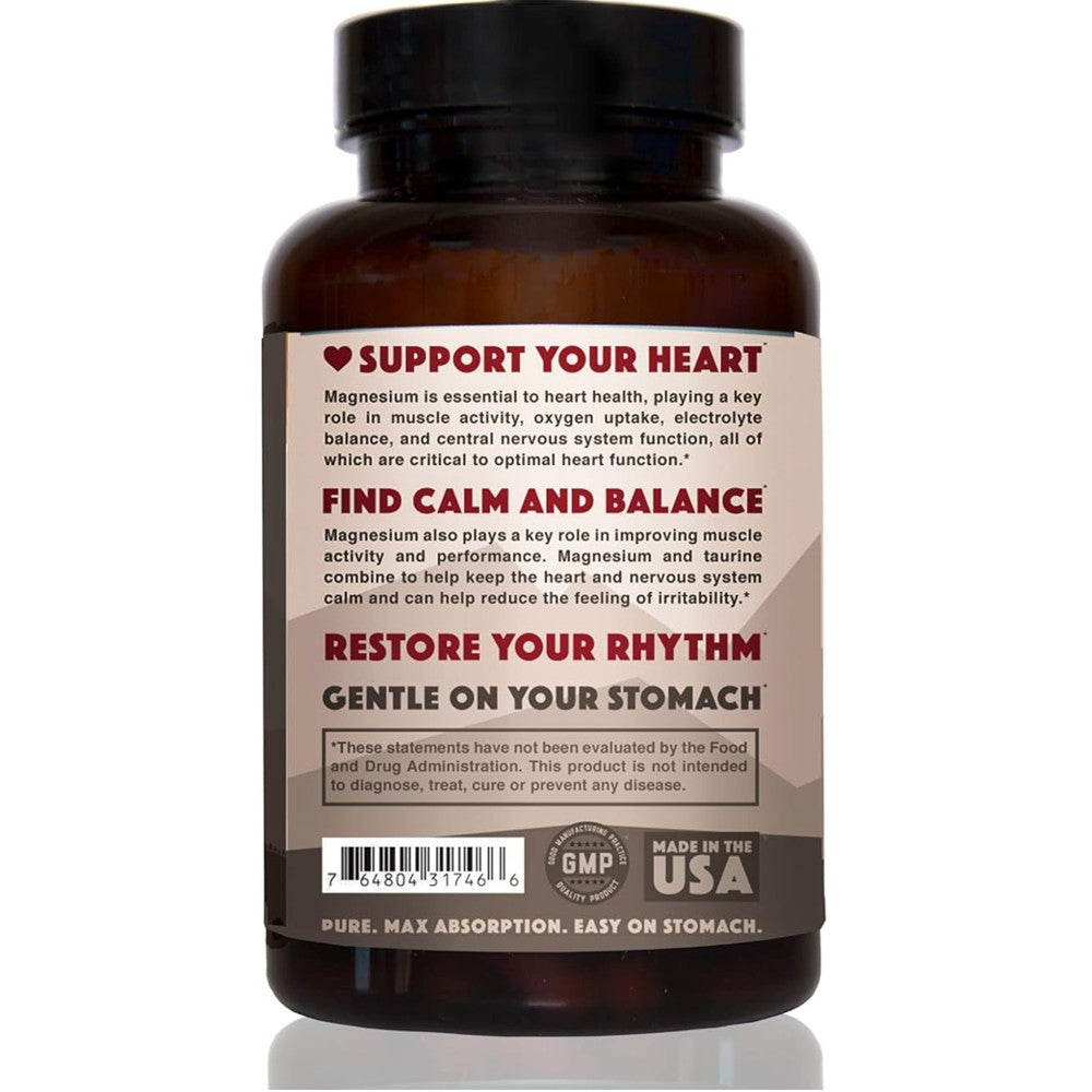 Natural Rhythm Magnesium Taurate 750mg – 120 Capsules
