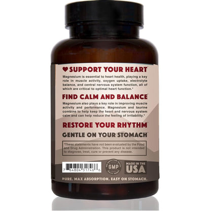 Natural Rhythm Magnesium Taurate 750mg – 120 Capsules