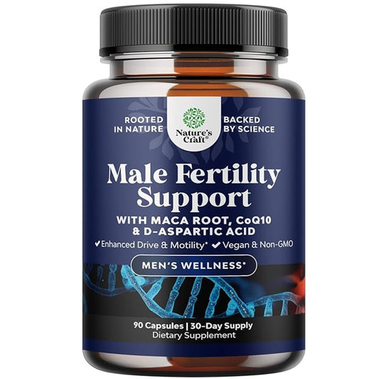 Nature's Craft Male Fertility Support - Formula for Male Reproductive Health