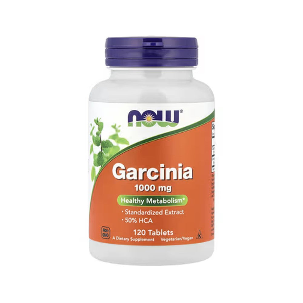 Now Foods Garcinia 1000 Mg – Healthy Metabolism Support | Standardized Extract 50% Hca | 120 Tablets