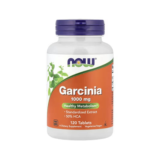 Now Foods Garcinia 1000 Mg – Healthy Metabolism Support | Standardized Extract 50% Hca | 120 Tablets