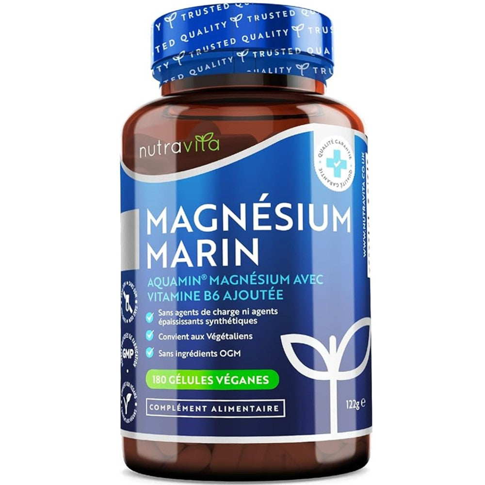 Nutravita Magnesium Marine 360mg Aquamin® with Vitamin B6